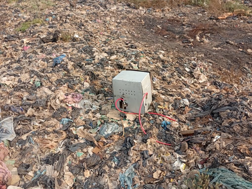 Gas compressor at the landfill (7)